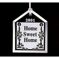 Classy Ornamentals Beveled House Ornament - Starfire Glass